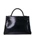 Kelly 32 Veau Box Calf Leather in Black, back view